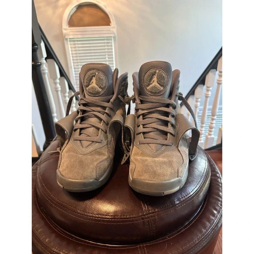 Jordan Air Jordan 8 Retro Cool Grey Suede High Top 2017 305381-014